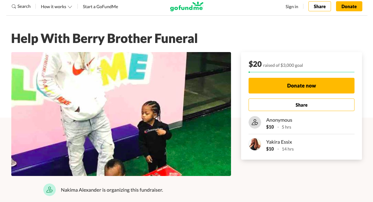 GoFundMe Berry